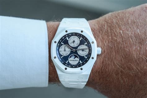 audemars piguet céramique blanche prix|ap white ceramic perpetual calendar.